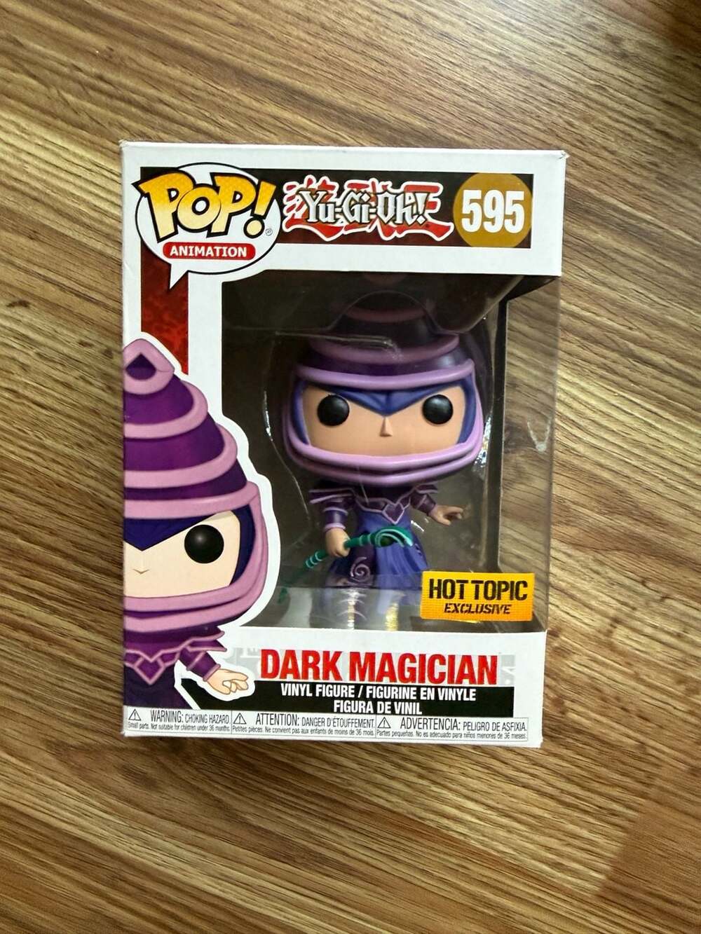 Funko Pop! Animation Vinyl Yu-Gi-Oh! Dark Magician #595 Hot Topic HT Exclusive
